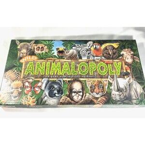 Late For The Sky WILD ANIMALOPOLY Board Game~Complete in the Original Box